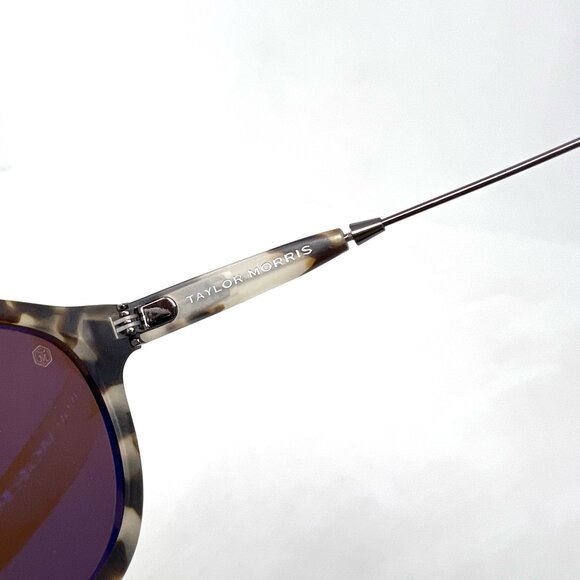 Taylor Morris Falcon 32055 Unisex Sunglasses Tortoise Pattern 49-21-145 Rare GUC - Picture 9 of 9